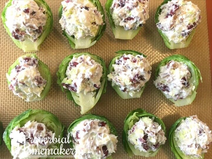 Cranberry and Pecan Stuffed Brussels Sprouts