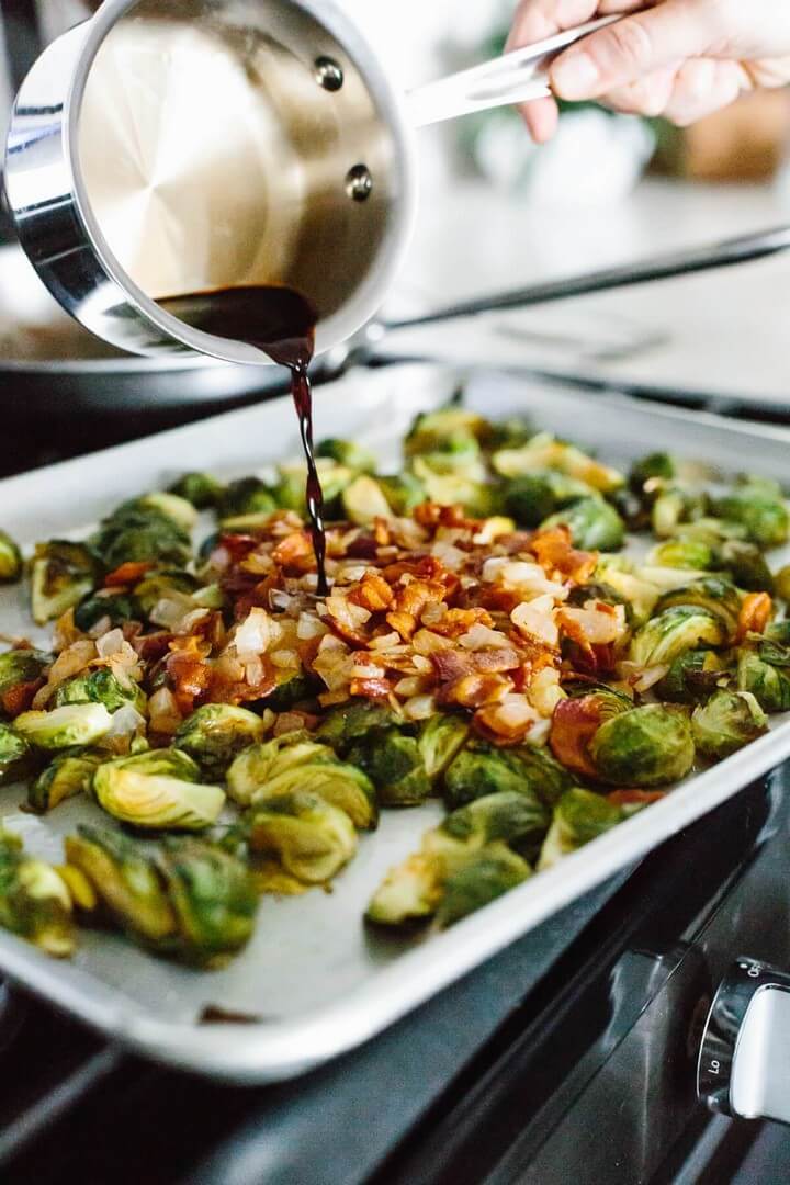 Balsamic Bacon Brussels Sprouts