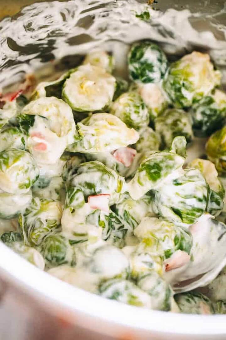 Instant Pot Creamy Brussel Sprouts