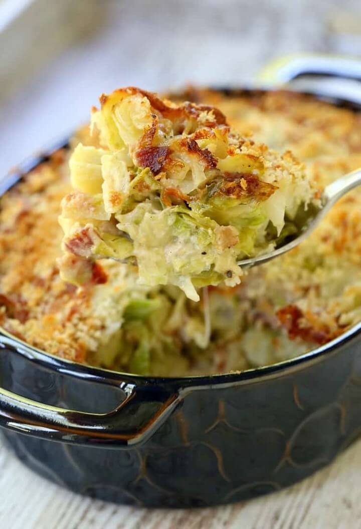 The Best Brussels Sprout Casserole