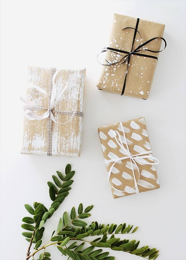 Four DIY Gift Wrap Ideas