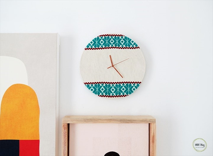 How To Make An Embroidery Clock