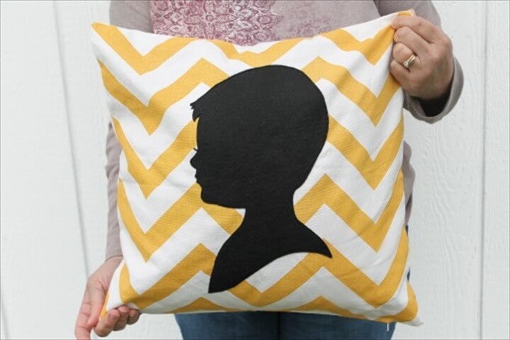 How To Sew An Appliqué Portrait Pillow Keepsake For Mom