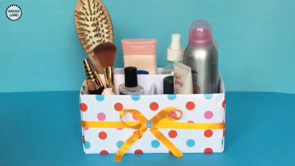 15 Diy Makeup Bo And Holders - How To Make A Diy Makeup Organizer