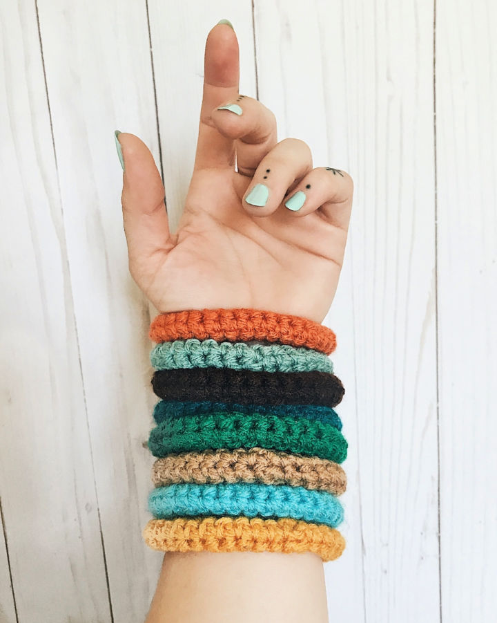 Crochet Bangle Bracelets