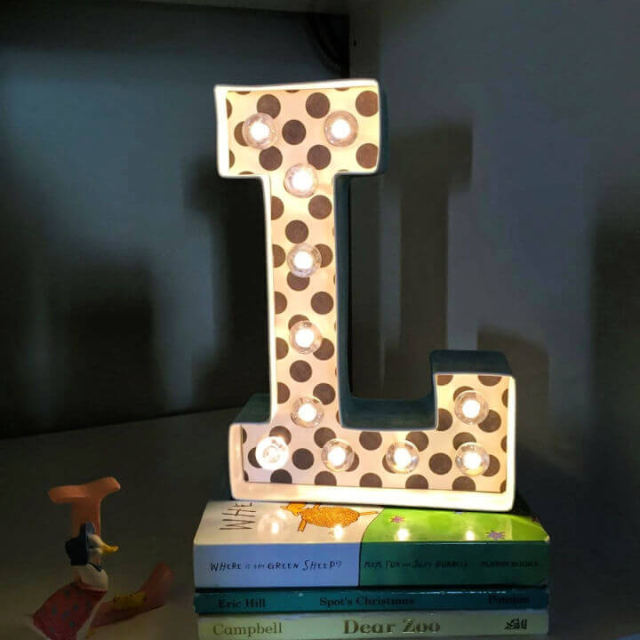 Marquee Letter Night Light