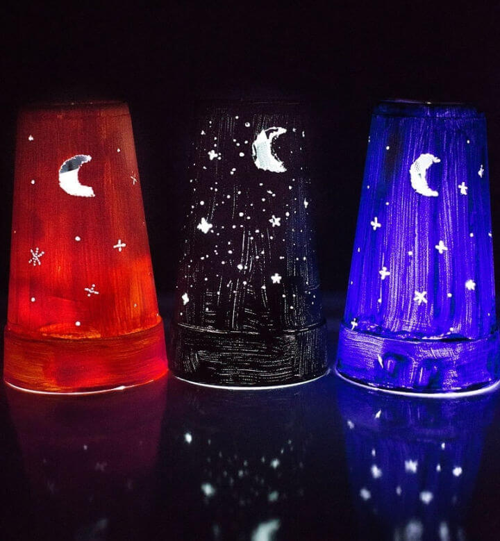 Styrofoam Cup Nightlights