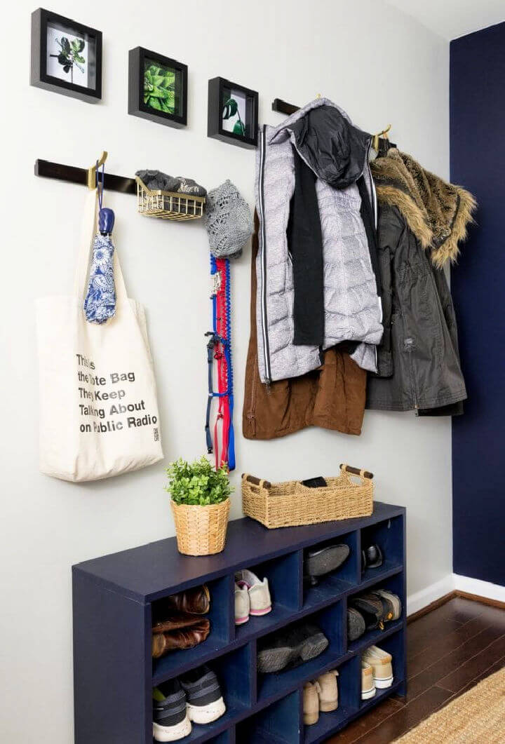 25 Unique Entryway Storage Ideas You Can DIY {2021 Updated}