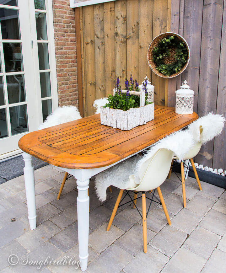 25 Free Diy Outdoor Table Plans And, Wooden Patio Table Plans Free