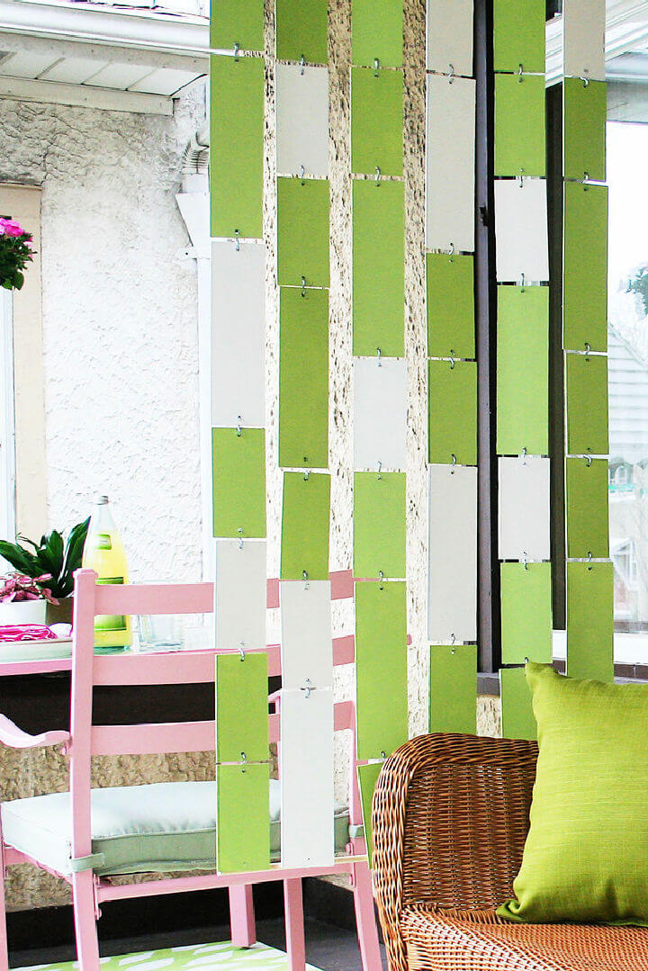 DIY Hanging Room Divider