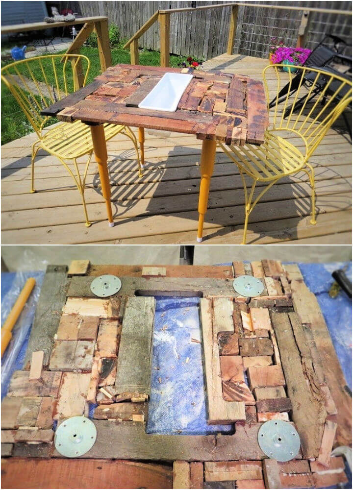 25 DIY Pallet Dining Tables {Updated 2021} Pallet Table Ideas