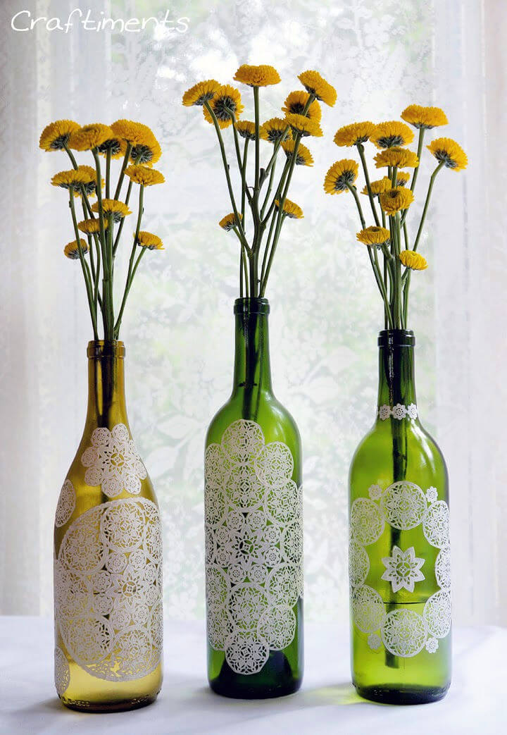 25 Best Wine Bottle Centerpieces with Flowers DIY to Make