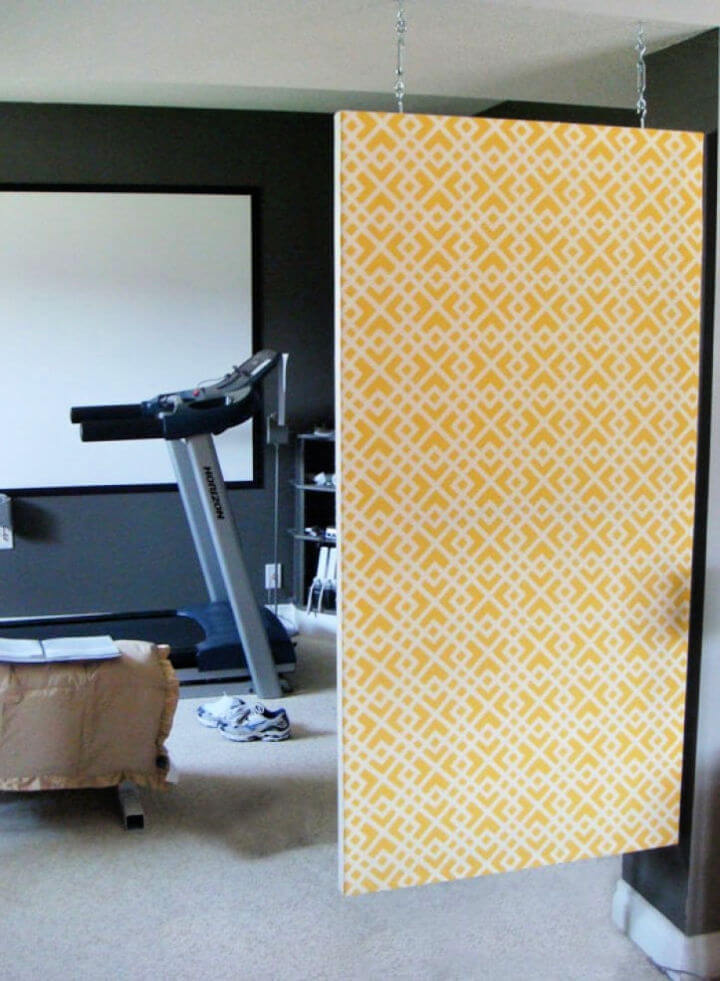 Fabric Covered Room Divider