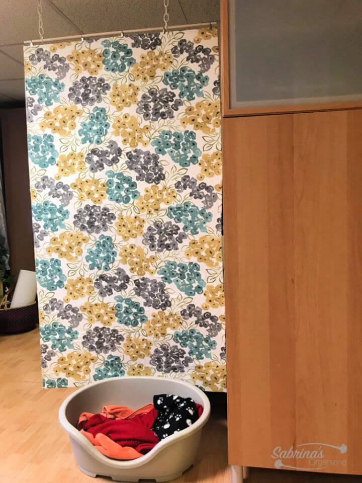 Hanging Fabric Room Divider