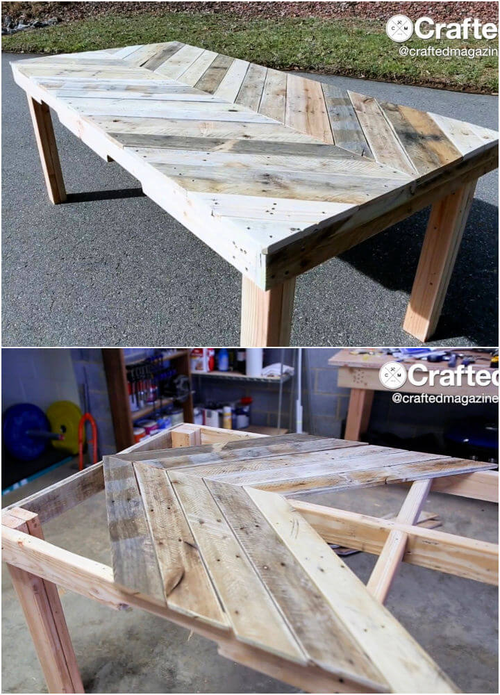 25 DIY Pallet Dining Tables {Updated 2021} Pallet Table Ideas