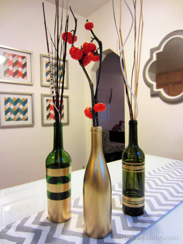25 Best Wine Bottle Centerpieces with Flowers DIY to Make