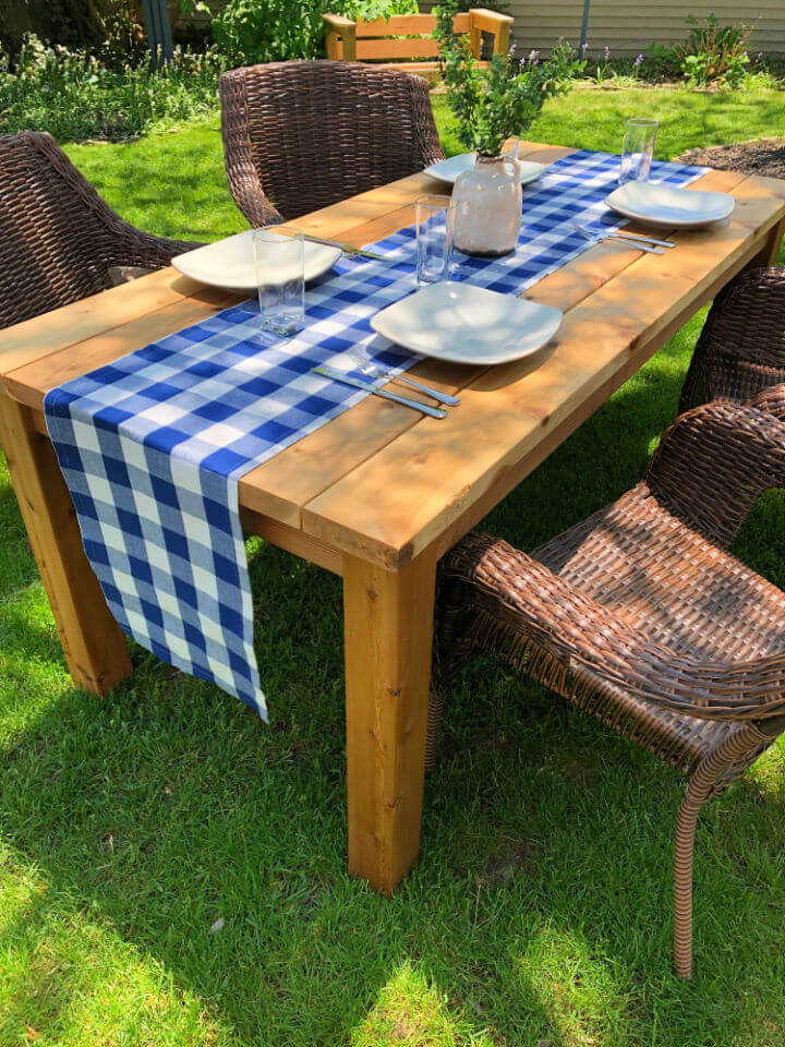 25 Free DIY Outdoor Table Plans and Ideas in 2021 Updated