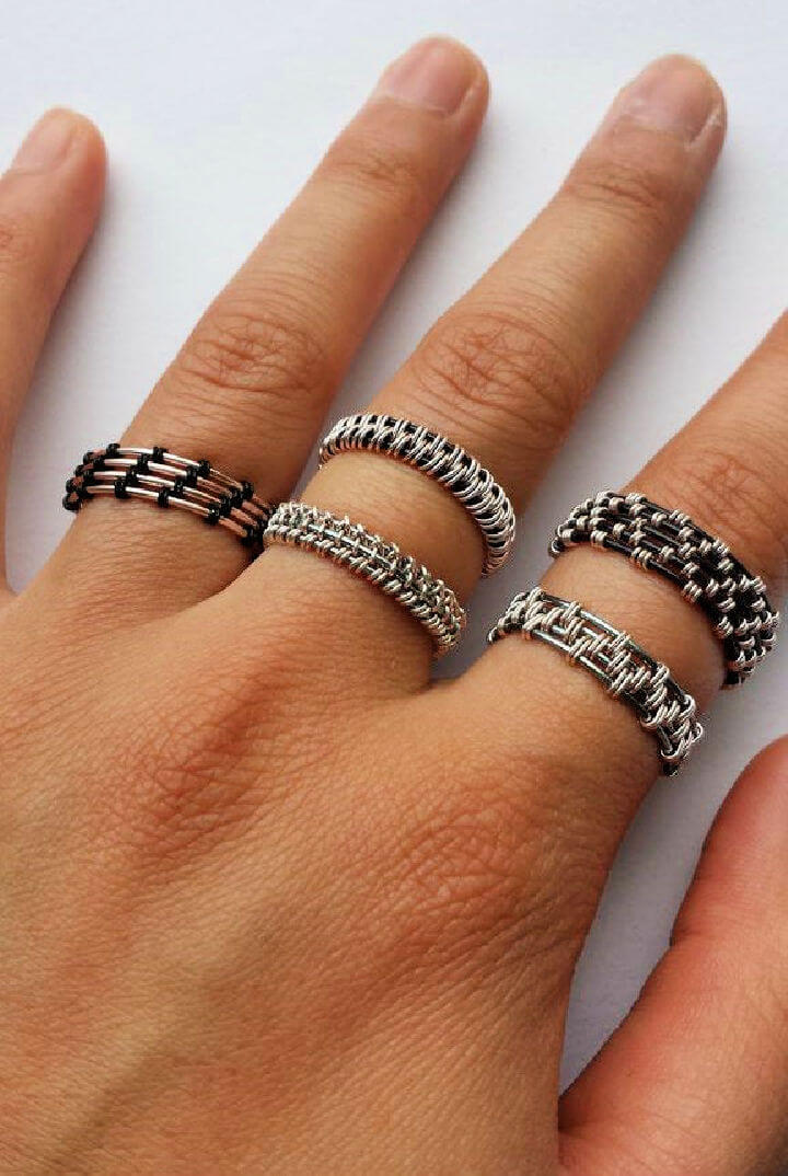 Woven Wire Rings