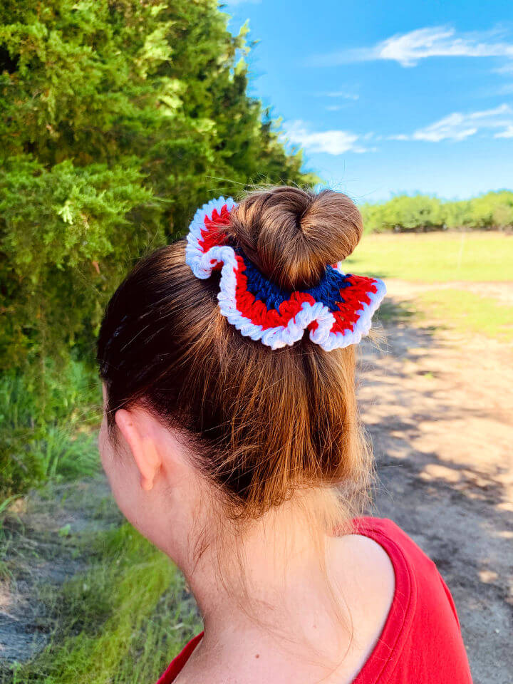 15 Free Crochet Scrunchie Patterns To Tie Your Hair Properly Diy To Make