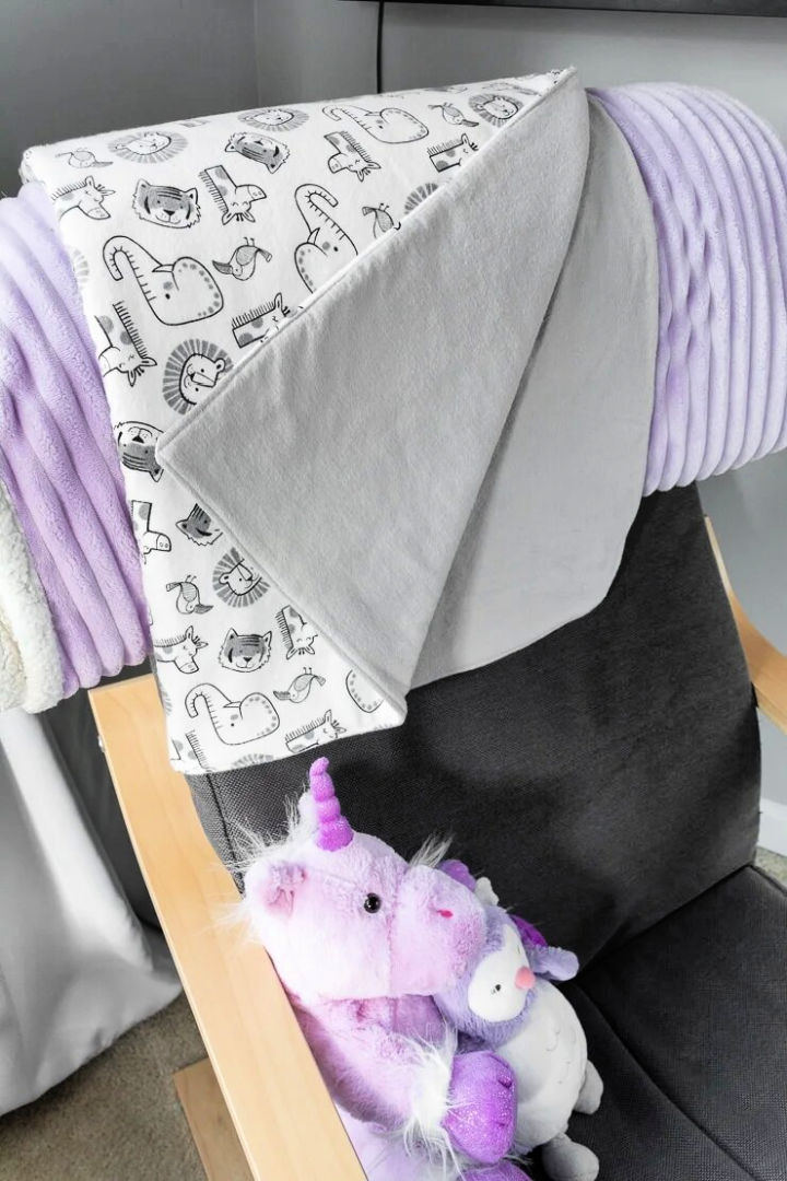 Double Sided Baby Blanket