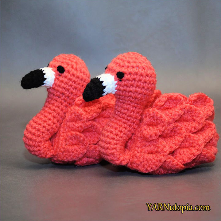 Flamingo Feet Baby Booties