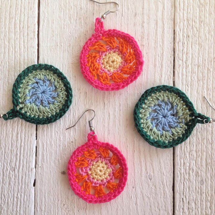 Free Crochet Earrings Pattern