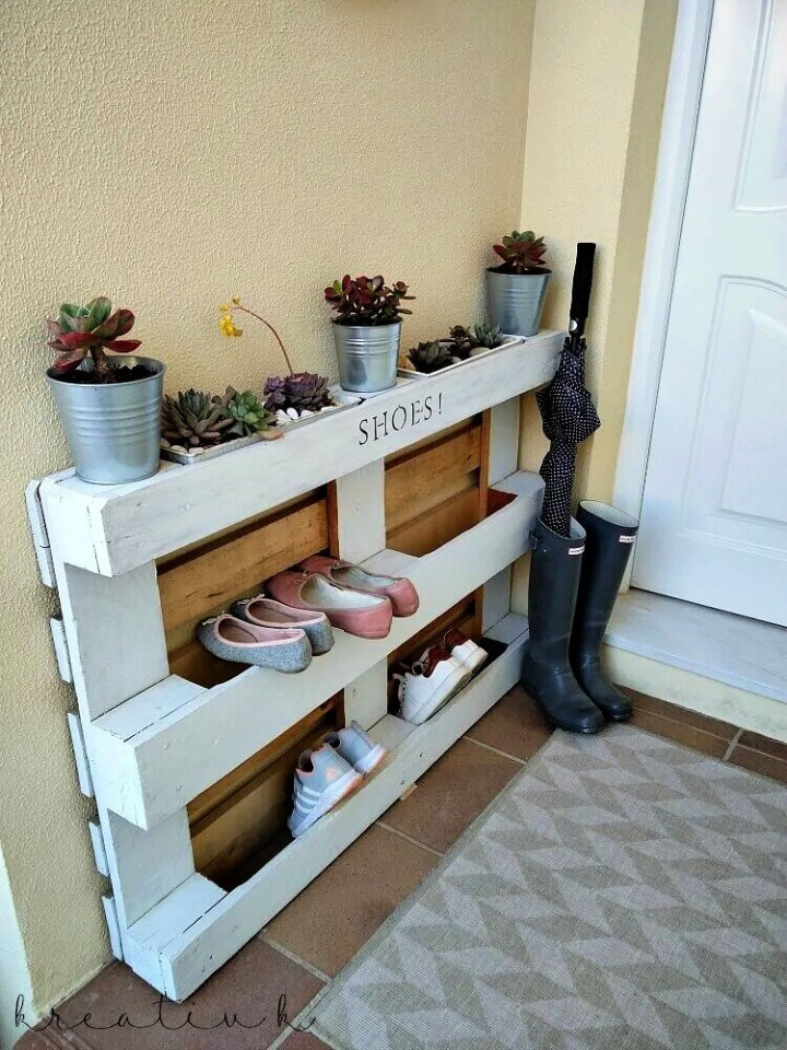 diy welly boot rack