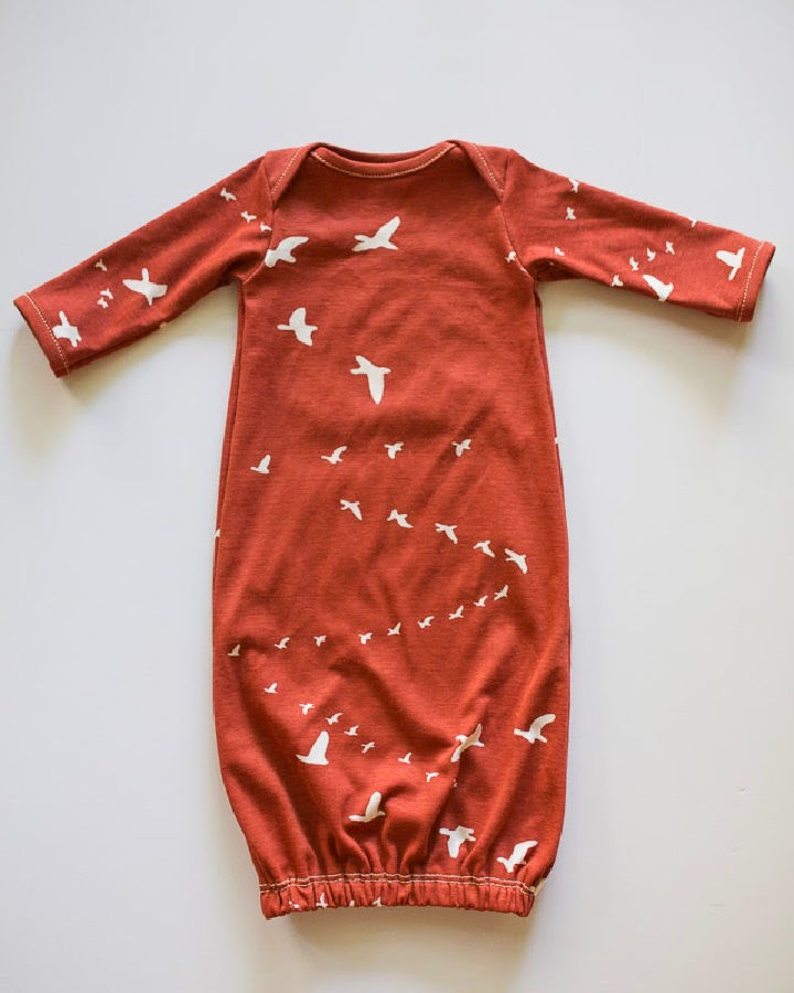 How to Make Newborn Gown
