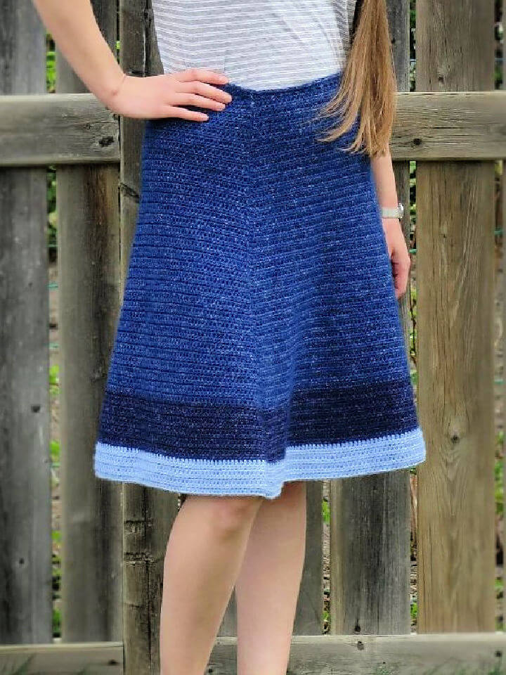 Jean Skirt Crochet Pattern