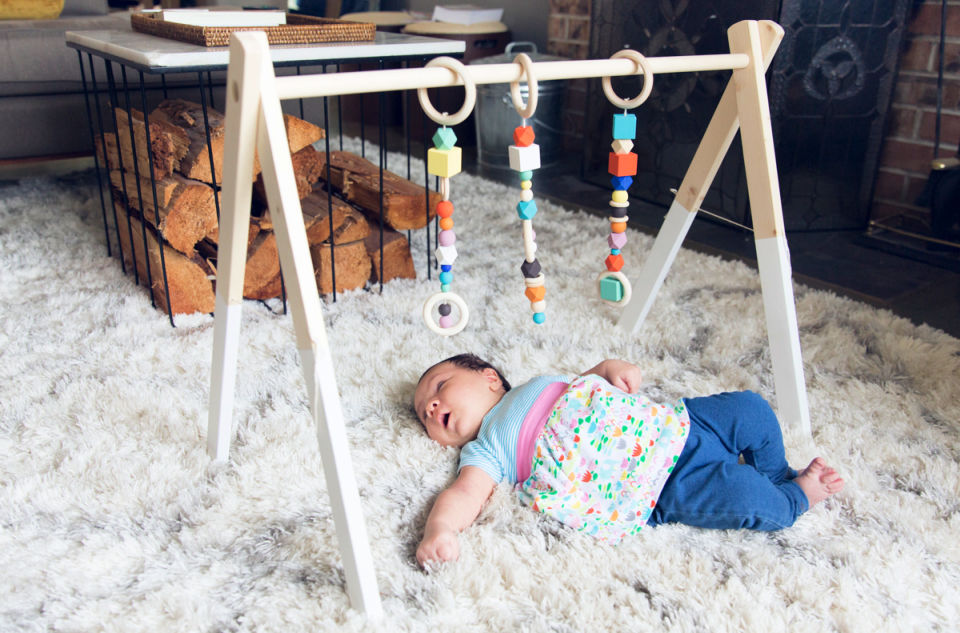 New Baby Wooden Gym