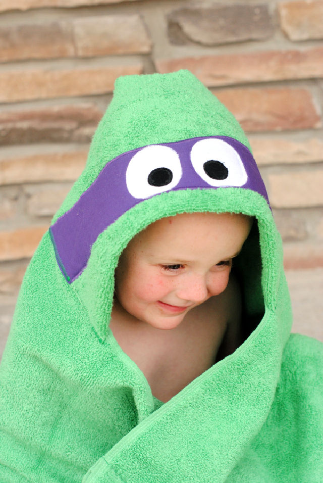 Ninja Turtle Hooded Towel
