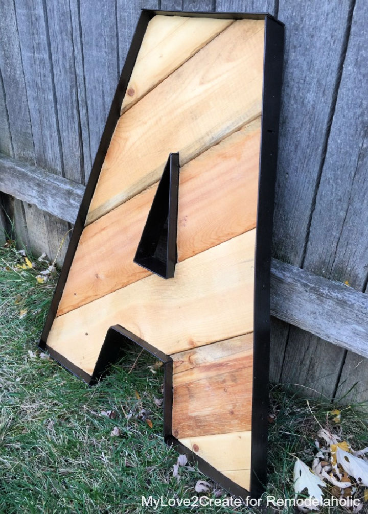 Decorative Letters Diy Wooden Letter, How To Make Large Wooden Letters