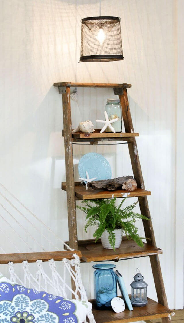 15 Best DIY Ladder Shelf Ideas and Designs for 2021 {Updated}