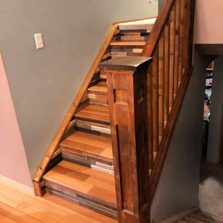 Wooden Pallet Stairs